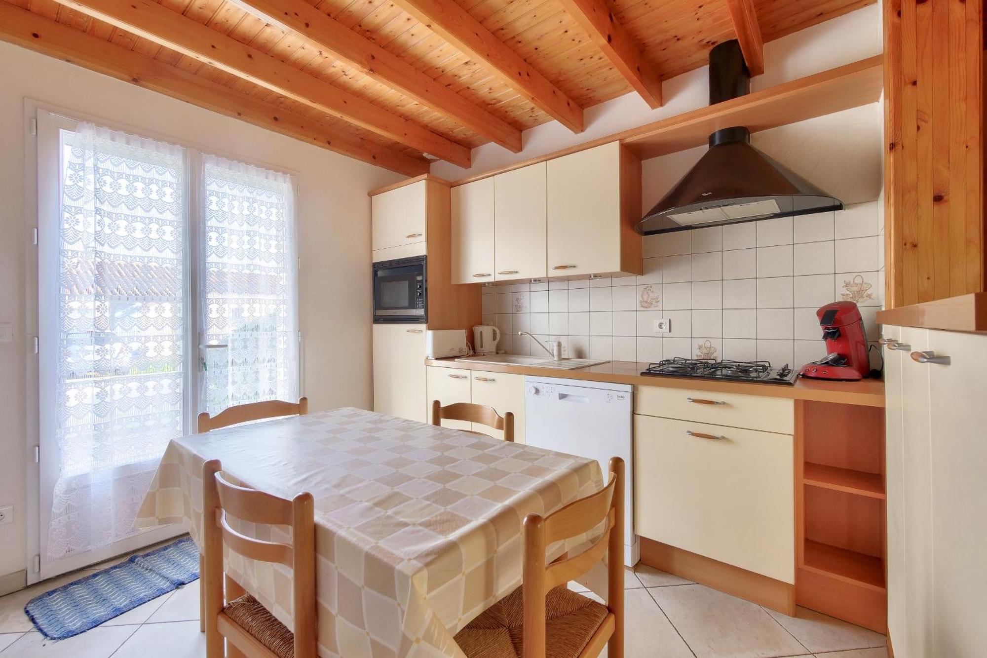 Maison Pour 8 - 5Min De La Plage - Jardin & Veranda Longeville-sur-Mer Luaran gambar