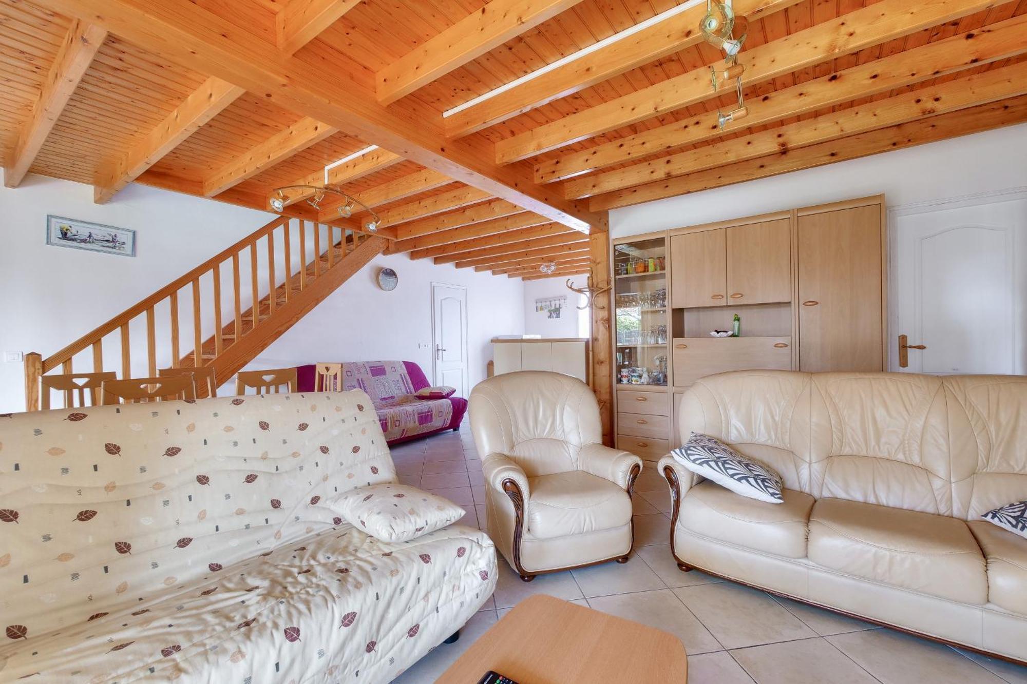 Maison Pour 8 - 5Min De La Plage - Jardin & Veranda Longeville-sur-Mer Luaran gambar